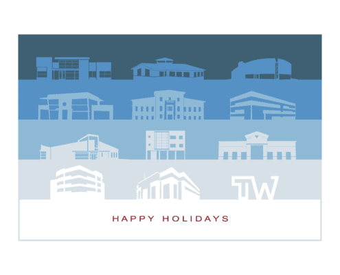 Graphic Design for Holiday Card for Therrien Waddell
