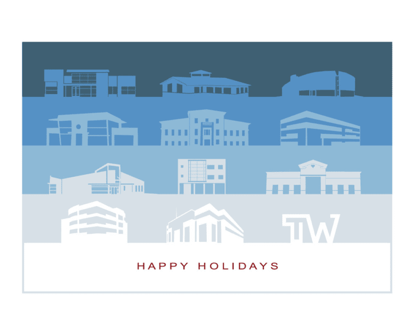 Graphic Design for Holiday Card for Therrien Waddell