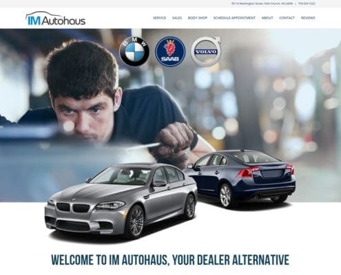 Website Design and WordPress Website Development for IM Autohaus - Welcome