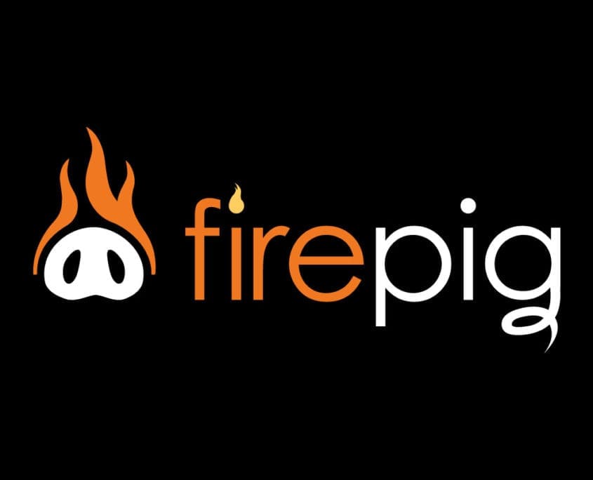 Logo Design for Firepig on black
