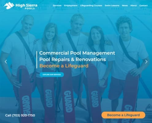 High Sierra Pools Website - Welcome 2