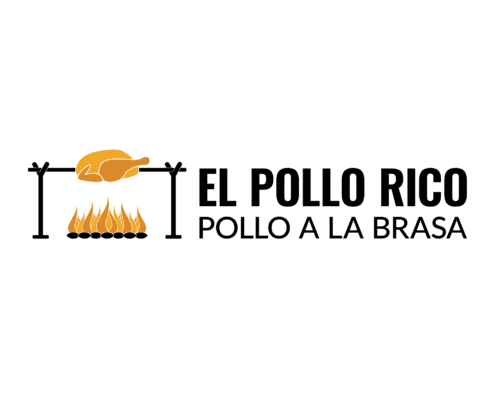 El Pollo Rico - Logo Design - Wide