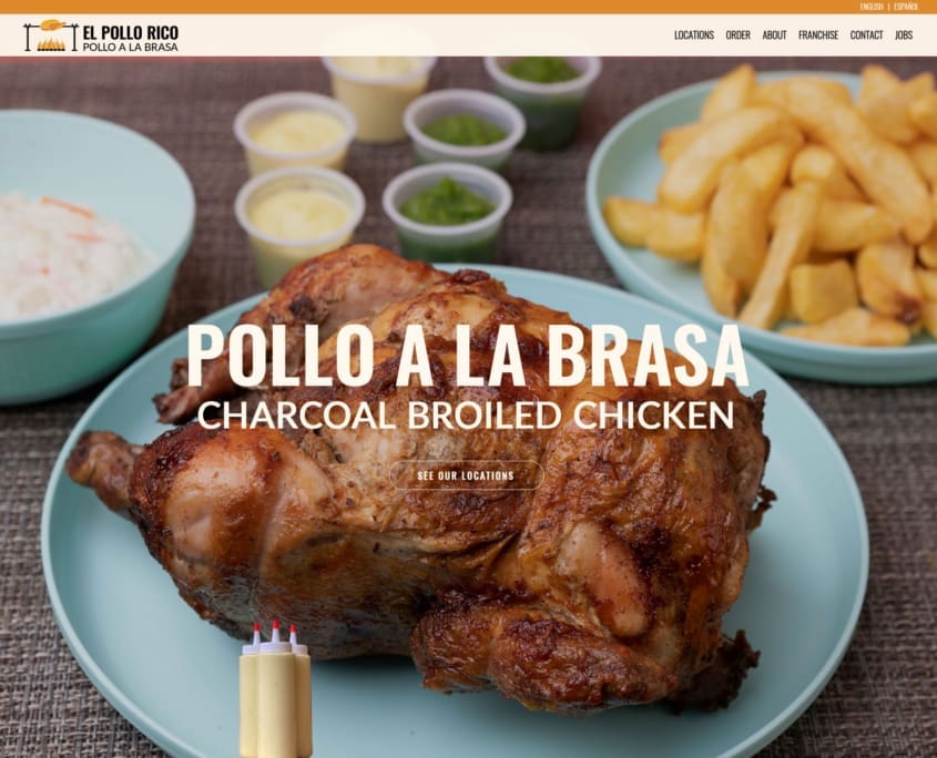 El Pollo Rico Website - Welcome